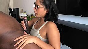 AFTER A LONG DAY OF WORK HE WANTS ME TO RELAX HIM BY DRAINING HIS BALLS -AMATEUR COUPLE- NYSDEL