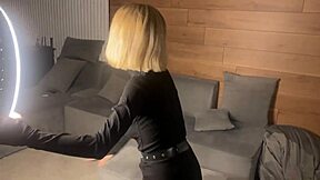 stranger from bar surrenders after seeing big dick