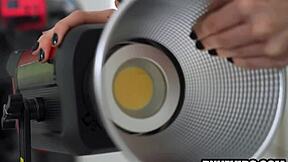 old and young lesbians fuck after photoshoot