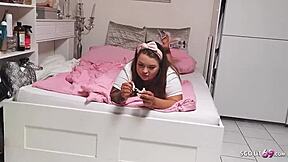 curvy german bbw melina fucks best friend rough!