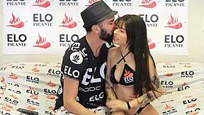 Cute petite mells blanco accepts the bon bon bum challenge!