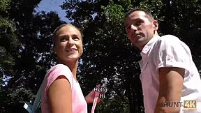 hunt4k stud watches hunter bang his girlfriend for cash deal