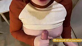 Intense Blowjob in the Kitchen