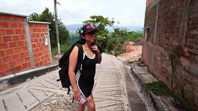 big ass latina lost in city, helped and returns favor part 1