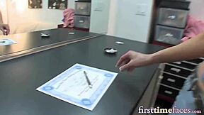 petite newbie with glasses gets impaled on fat dick and ravaged