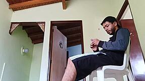 i come home from exercising and masturbate alone deliciously