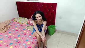 I bang my virgin stepsister until I finish on her face - POV in Spanish