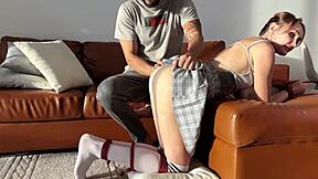 i could not resis spanking her ass