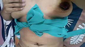 homemade massage on my pussy and big tits