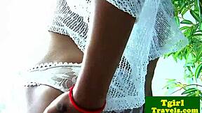 cambodian ladyboy nit feels so good playing with herself