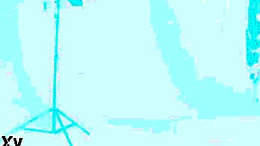 blonde teen 18+ with bright hazel eyes stands nude here