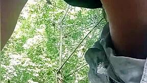 Masturbating In The River With A Voyeur Watching!