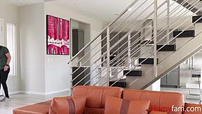 Naughty stepuncle makes young pussy wet with creampie