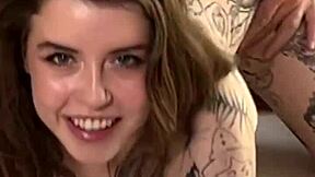 backstage camera captures anal sex with beautiful tattoo model in doggystyle