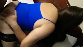 Latin Wife Enjoys Double Penetration With Two Cocks On Birthday