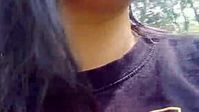 Masturbating In The River With A Voyeur Watching!