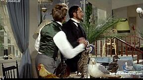 Yvonne Ekmann Topless In Blue Film Halløj I Himmelsengen 1965