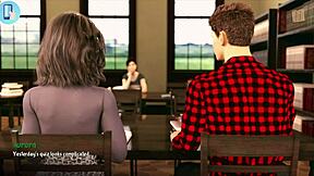 Big ass teen plays game in A O A Academy 37