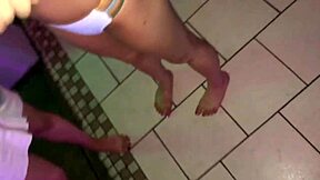 Half-Asian Beauty Pounded In Night Pool 😍💥