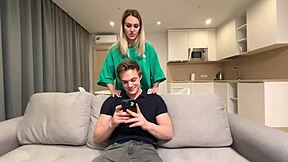 my neighbor is having so much fun with me, you won't believe it