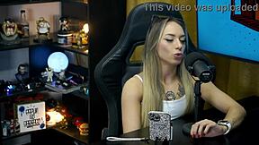 Bianca demarchi shows silhouette and bites ear