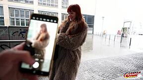 German Scout - Skinny Tall Redhead Ginger Soley Summer Bangs at First Porn Casting