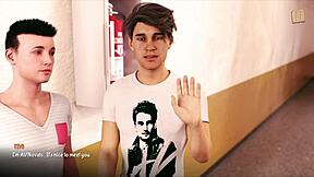 Big ass teen plays game in A O A Academy 37