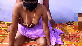 south indian village wife gets crazy doggy style fuck at home