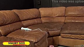 Summer Rae's Petite Body Bucks Wildly on Vibrator