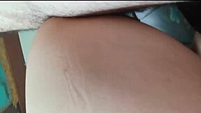 Fat Latina Milf Bent Over Receives Dirty Cum on Ass