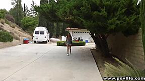 povlife california girl enjoys pov fun in a casual setting