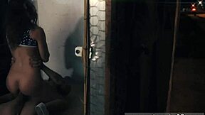 Ash tells master bruno how she get spit and anal fuck in bikini outdoors, it's so dominate!