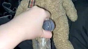 arabian snowwhite fucking herself with glass dildo, wants bbc