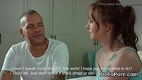 nice sweetie stretches her vagina for defloration