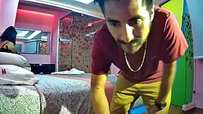 Casting a girl from the barrio in doggystyle and missionary riding.