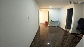 Stepsister Dances In Lingerie Teasing In Apartment