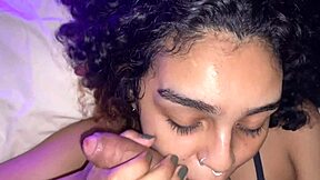 Ebony Teen Babe Gets Massaged At Party