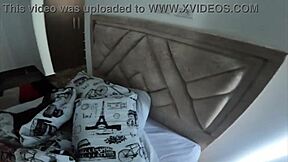 Stepsister Dances In Lingerie Teasing In Apartment