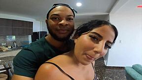 Stepsister Dances In Lingerie Teasing In Apartment