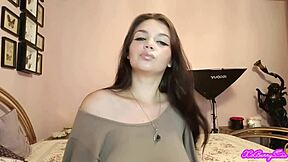 xo bunny blows smoke in my face from pov