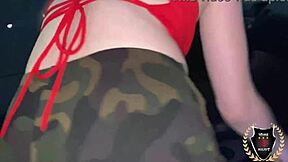 Taylor blake blows rome major's monster cock in the car before bareback fucking at his place