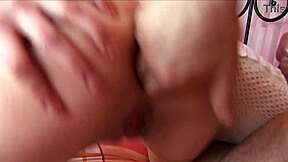 Russian brunette teen rides cock doggystyle