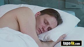 Stunning Girlfriend Wakes Partner With Rimjob. Romantic Or Naughty?