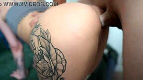 Girlfriend Teaches Stepsis Bisexual Fucking With Creampie