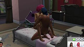 Step brother and step sister erika acharya get caught by step father