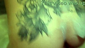 i fucked tight pussy while no one sees with tattoo