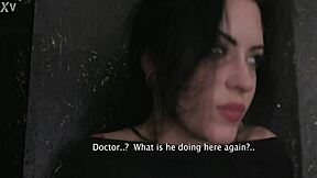 Anna De Ville in intense 2on1 session.