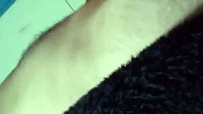 showing off my curvy latina's fat ass at home