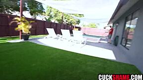 Angry Wife Cucks Husband With Poolboy