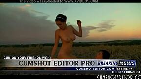 I enjoy the great babe's outdoor sex